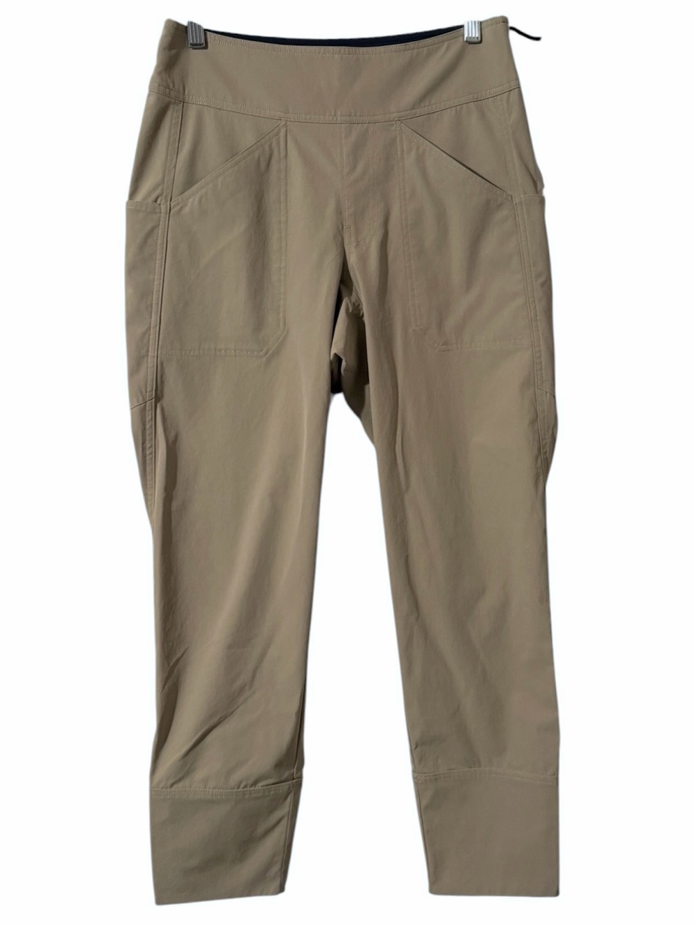 Women's Hoka One One Transport ankle crop Pant Beige khaki Gorpcore Activewear